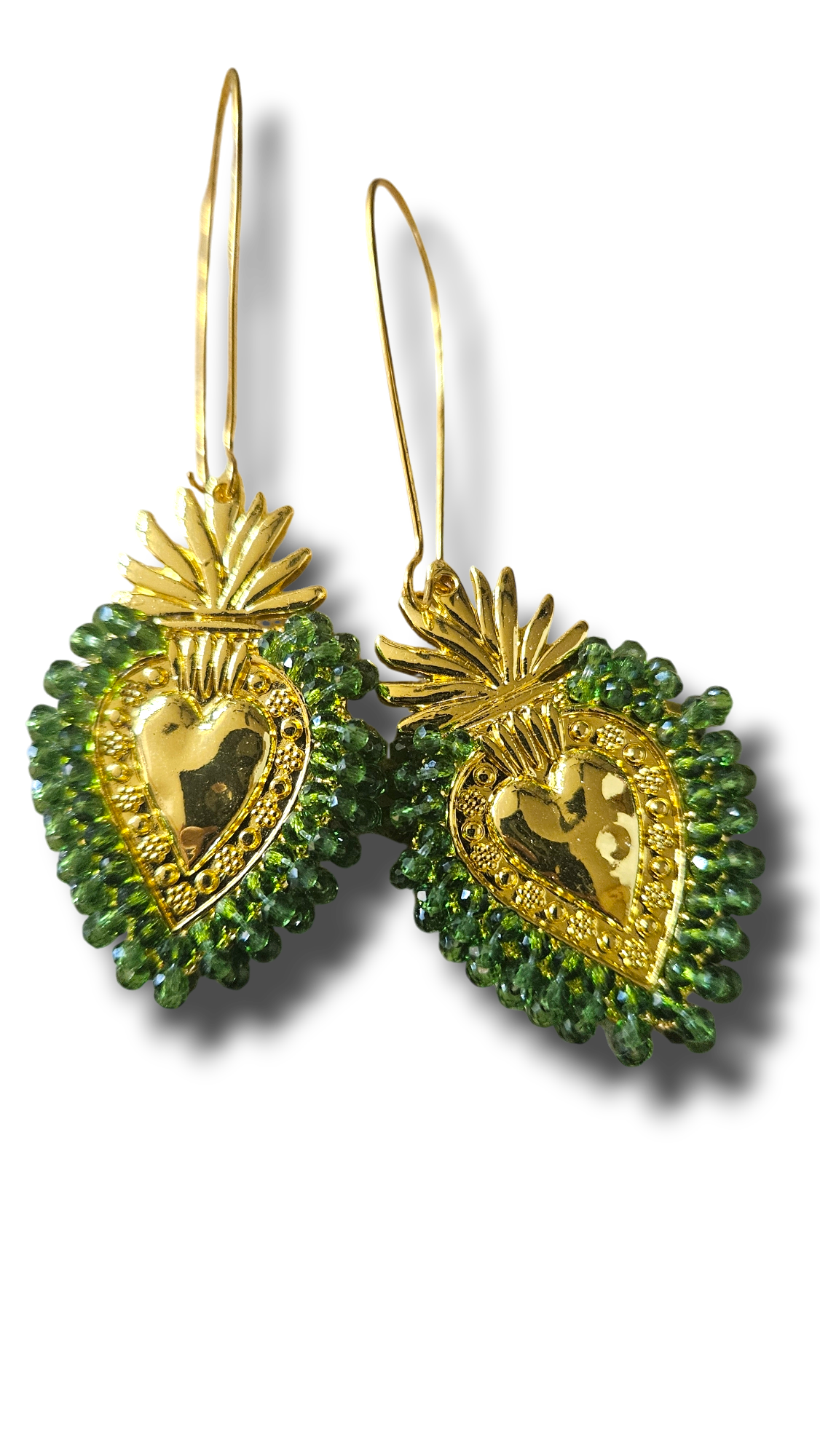 Sacred heart earrings