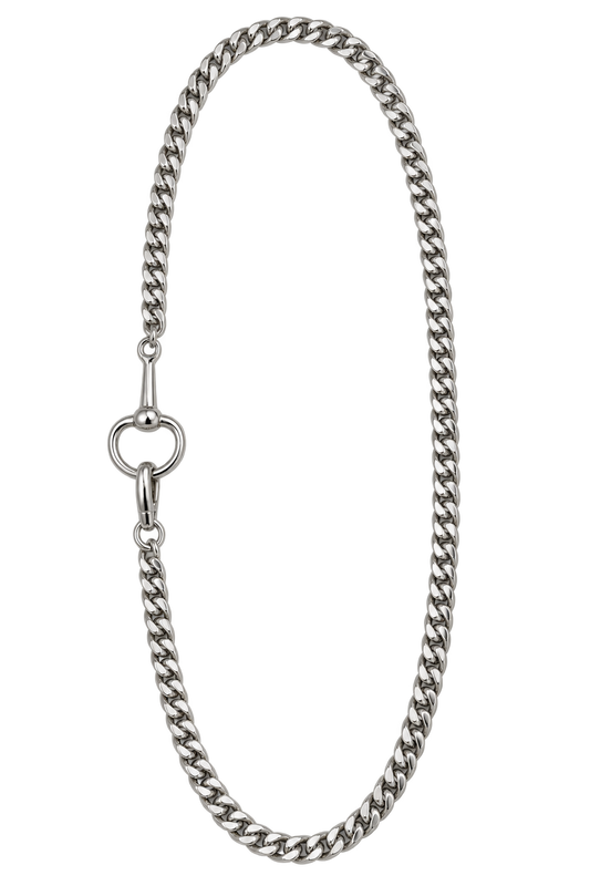 Stable Row Silver Necklace