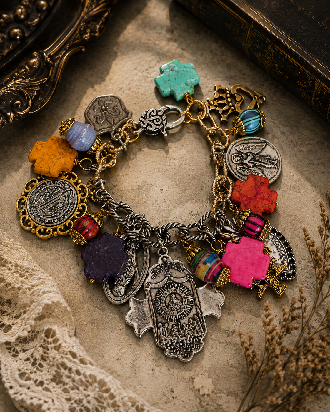 Sacred Journey Artisan Charm Bracelet