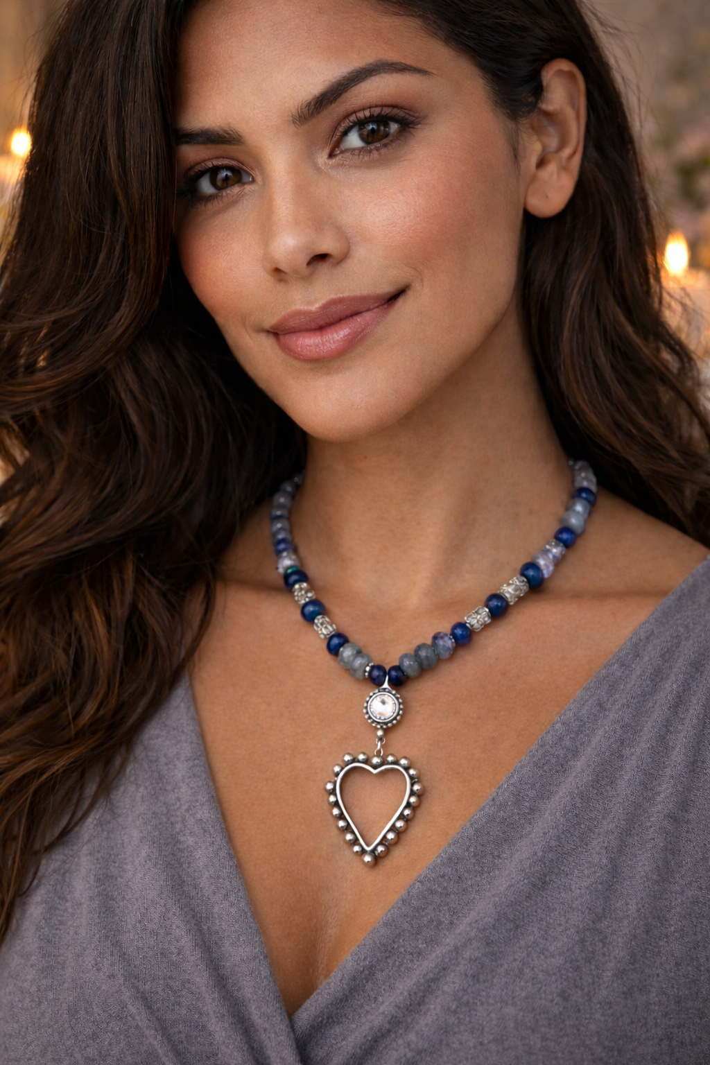 OPEN HEART NECKLACE