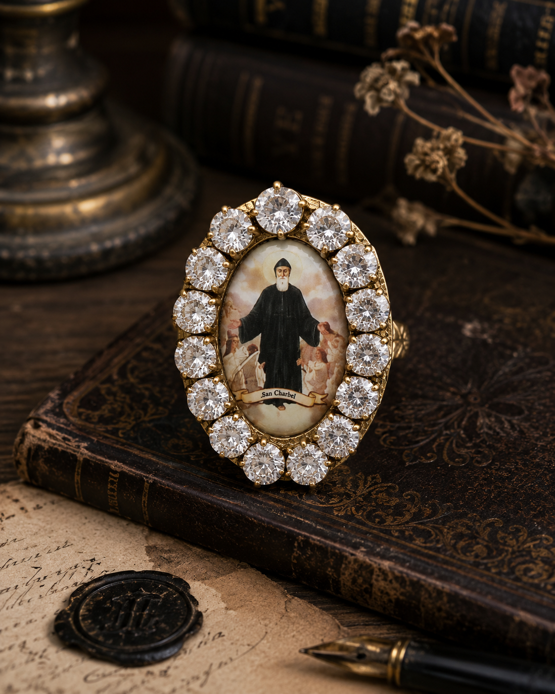 Saint Charbel ring