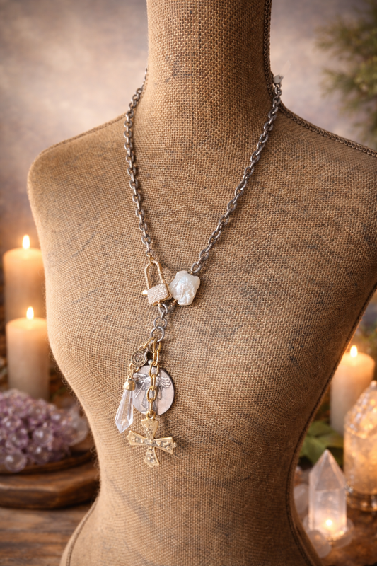 Archangel Michael Charm Talisman Necklace