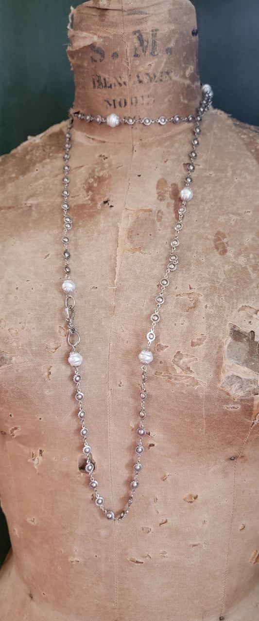 50" long necklace