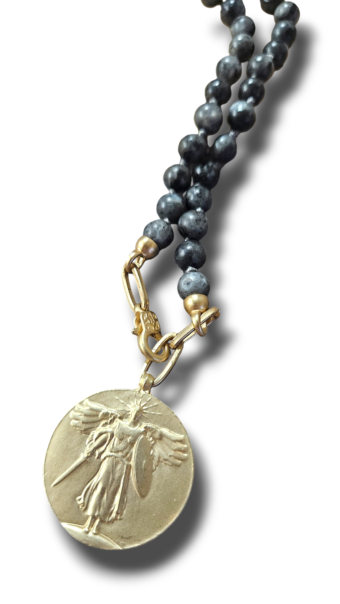 Matte gold st michael