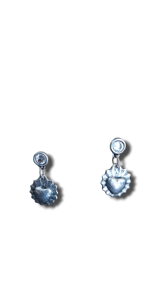 Silver earrings