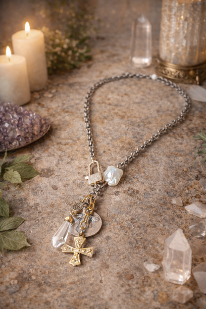 Archangel Michael Charm Talisman Necklace
