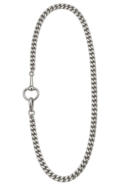 Stable Row Silver Necklace