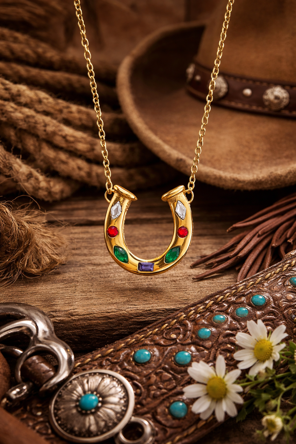 Lucky Horseshoe Necklace