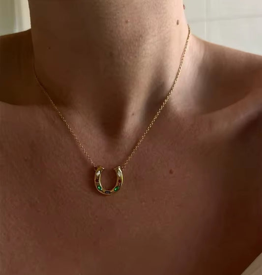 Lucky Horseshoe Necklace