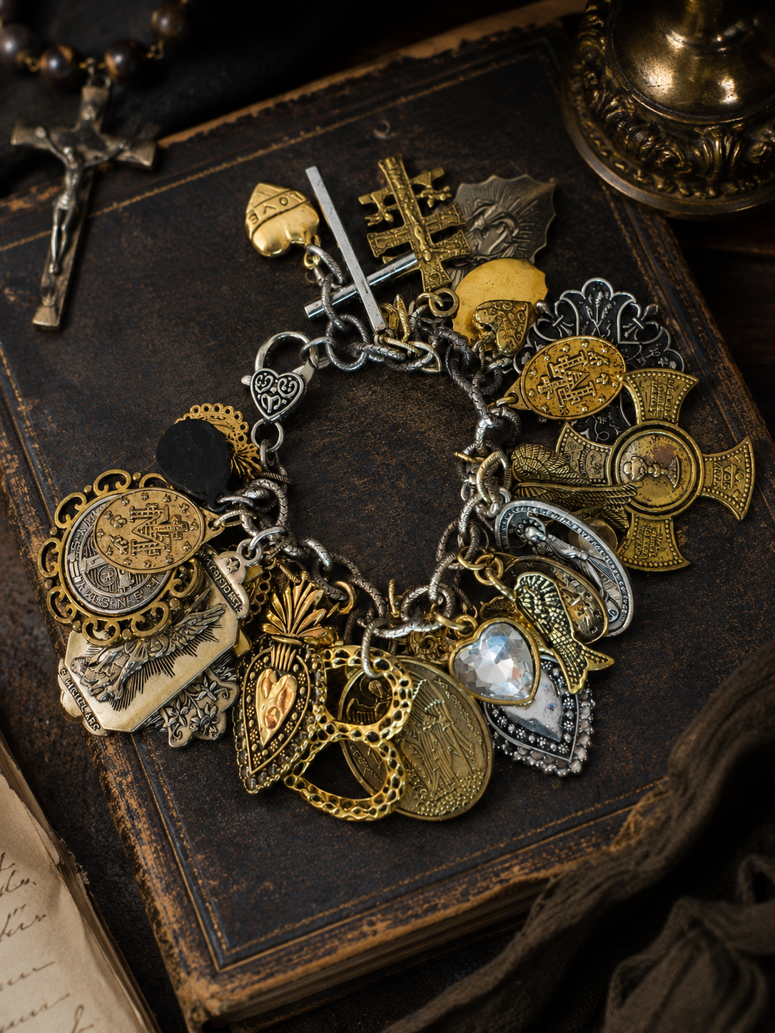 Relics heirloom charm bracelet