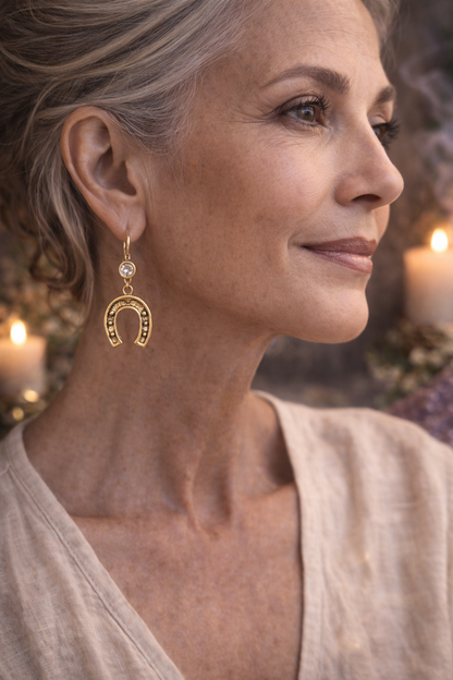 horseshoe earrings