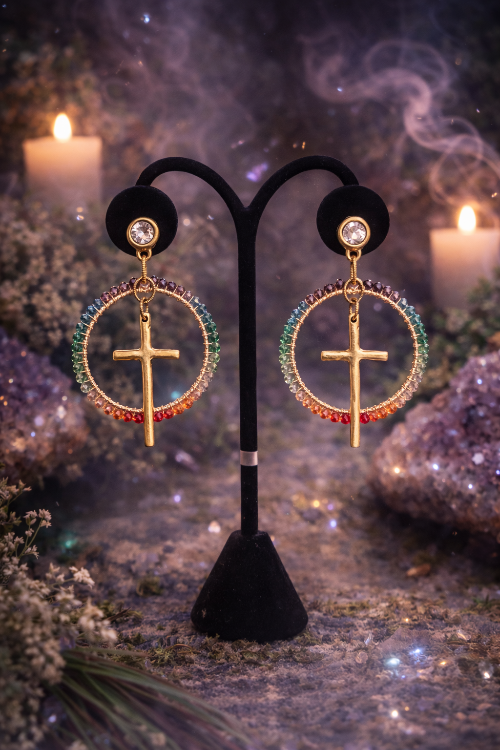 Colors of faith earrings