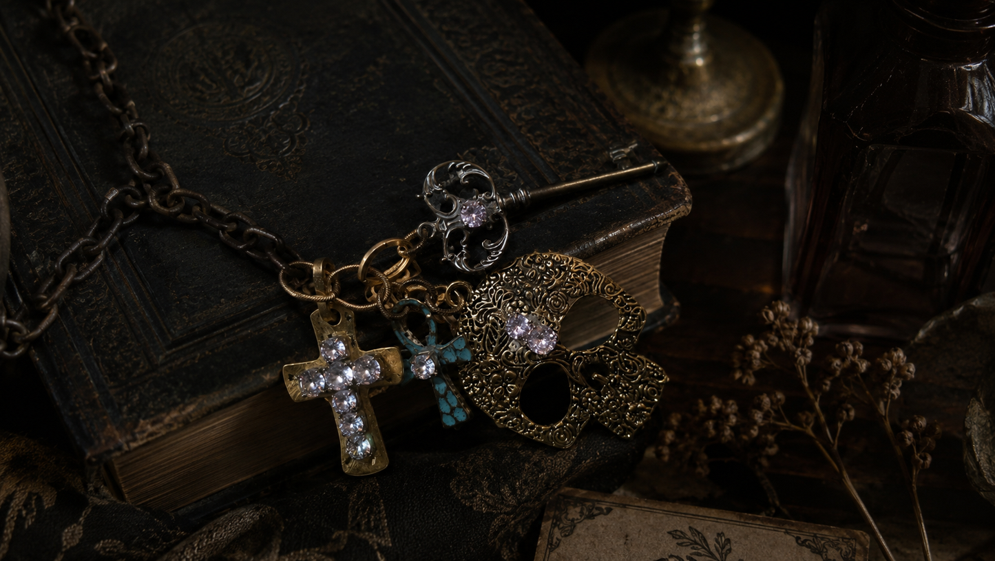MIDNIGHT MASQUERADE NECKLACE