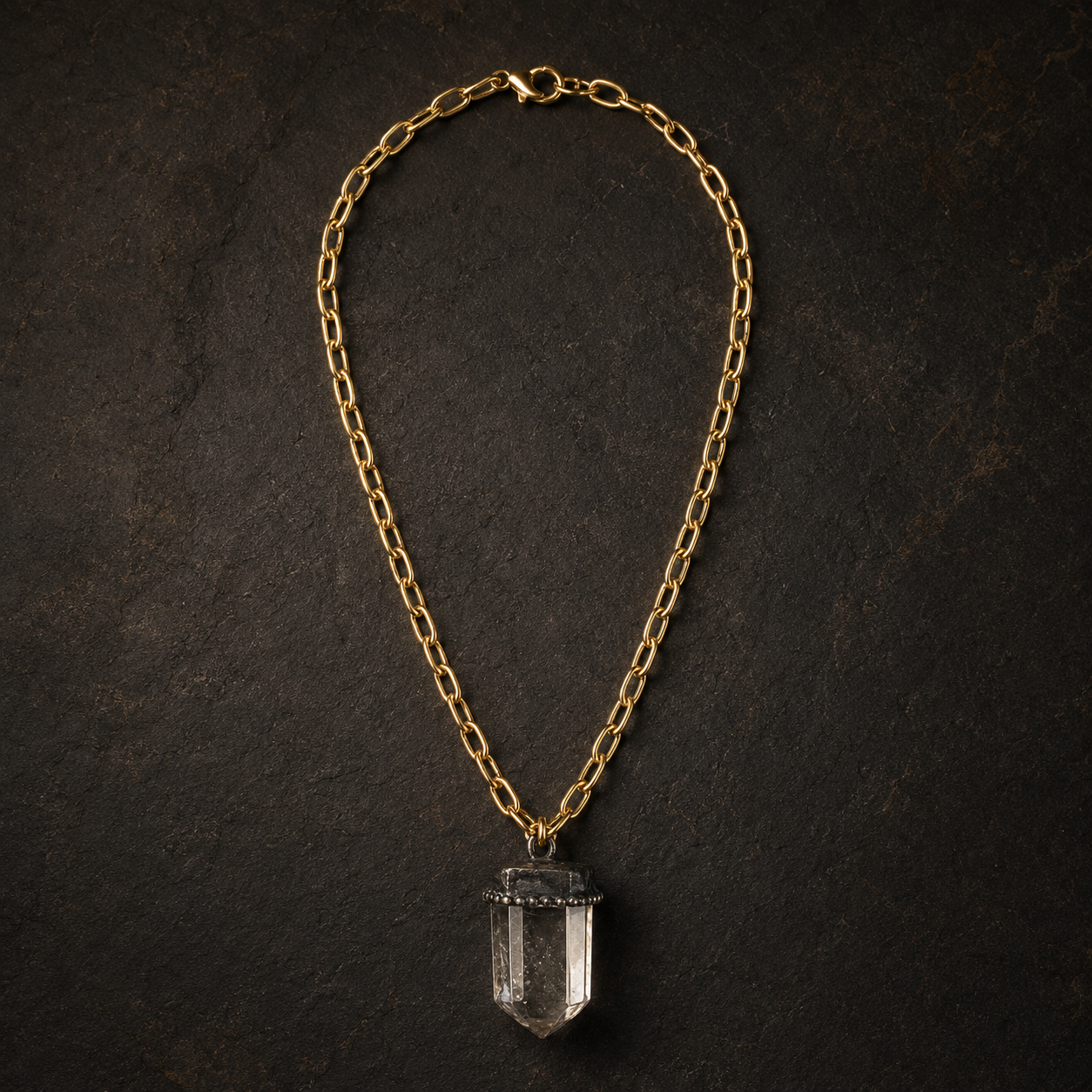 RAW CRYSTAL NECKLACE