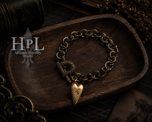 Celestial heart bracelet