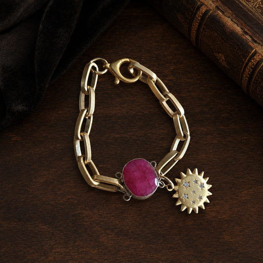 THE RUBY FIRE CELESTIAL BRACELET