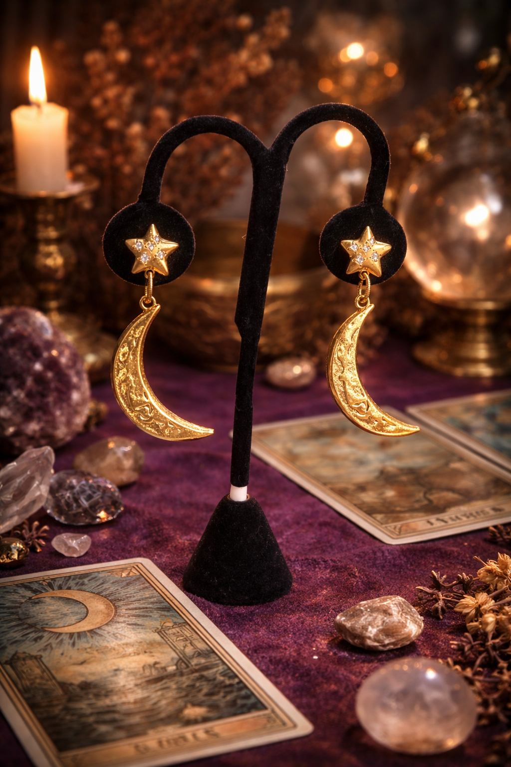 Mystic moon earrings