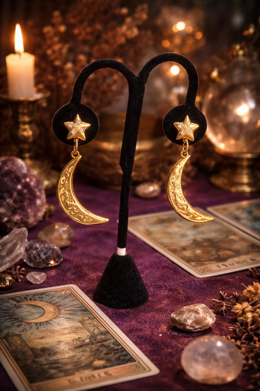 Mystic moon earrings